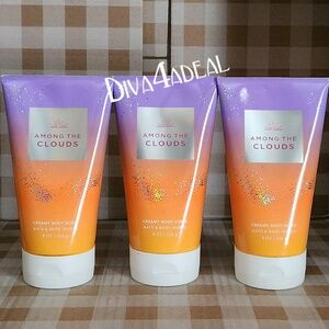 3x Bath & Body Works AMONG THE CLOUDS Body Scrubs